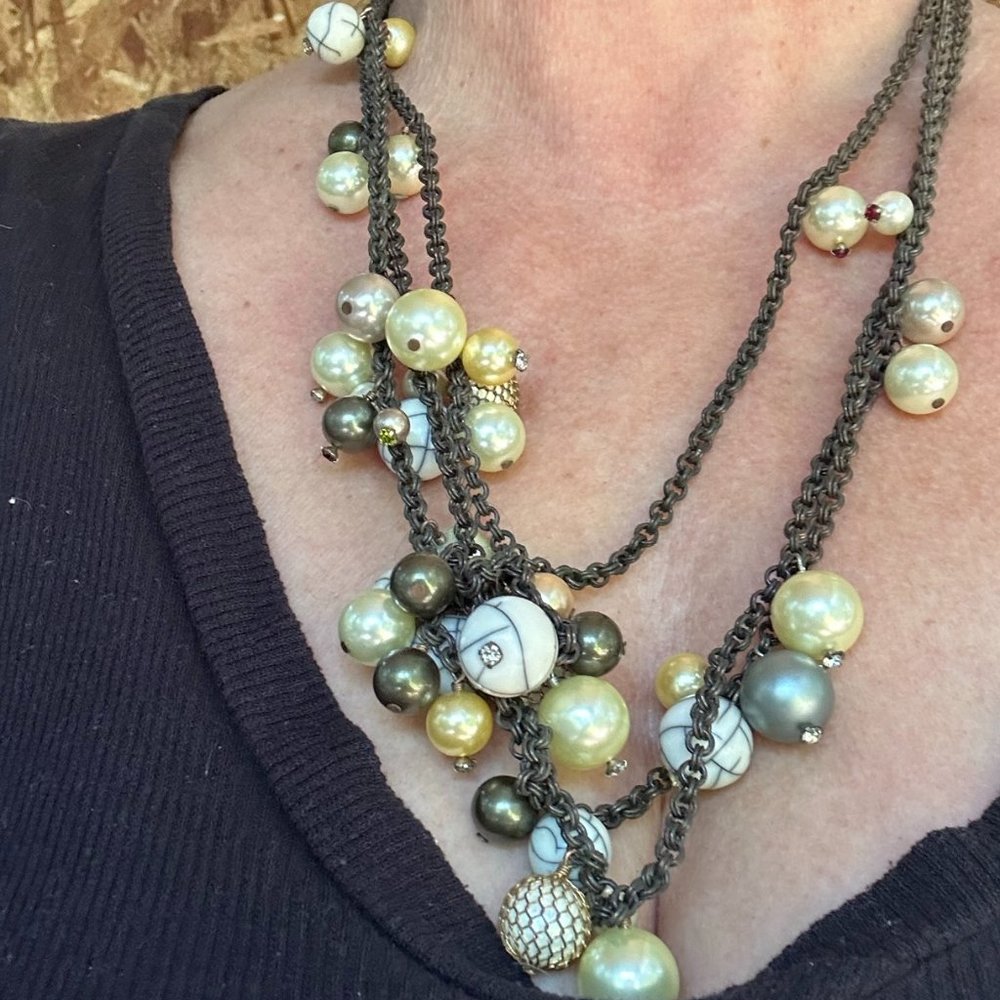 Vintage Subversive for Target multi-strand beaded necklace 2008